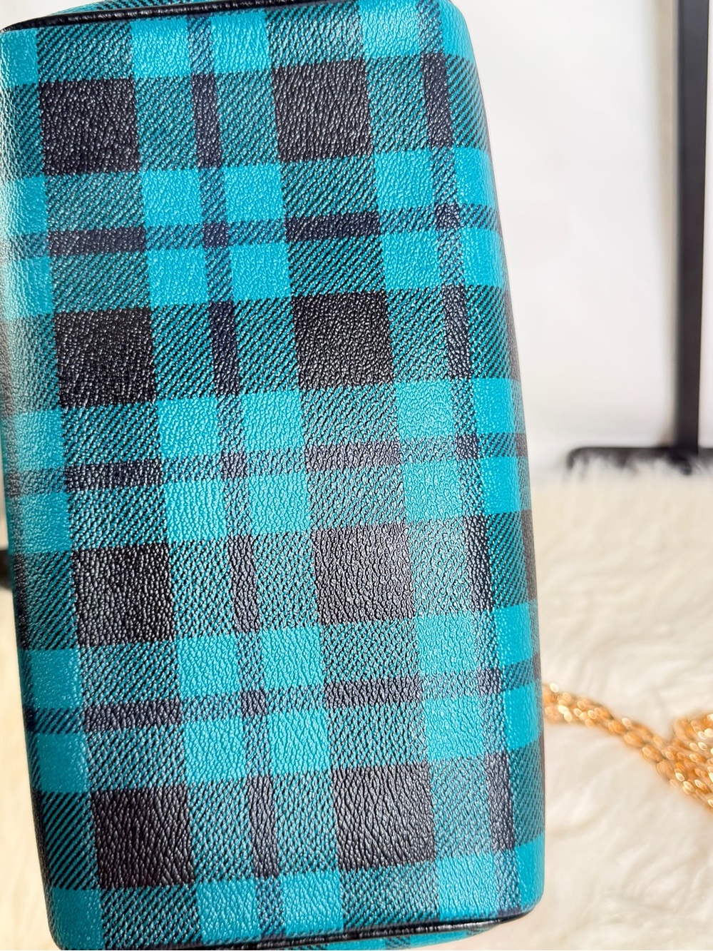 Coach Mini Bennett Satchel Buffalo Plaid Check F55446 - Picture 7 of 7